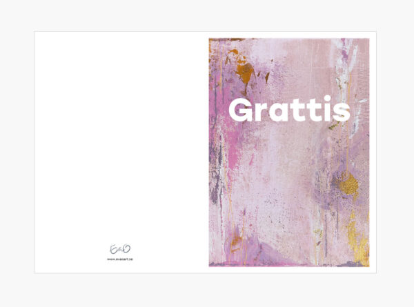 Grattiskort download Pink EvaO Art Eva Olsson Järvsö