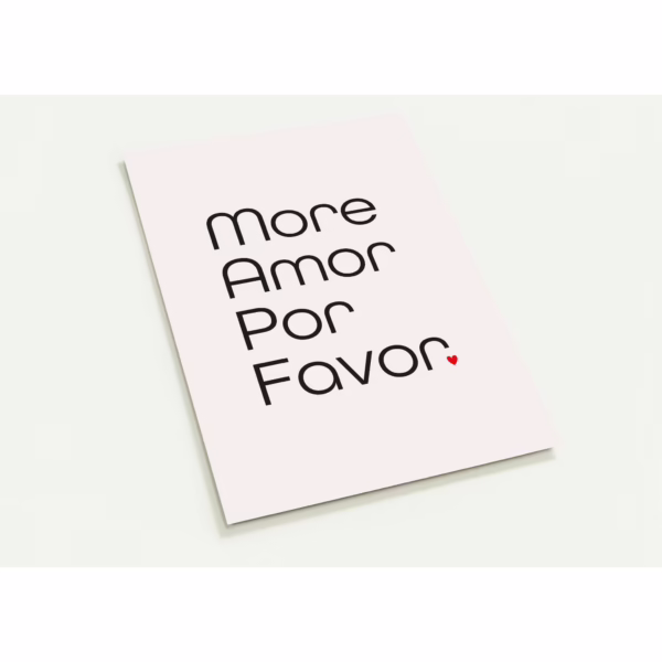 kort more amor por favor