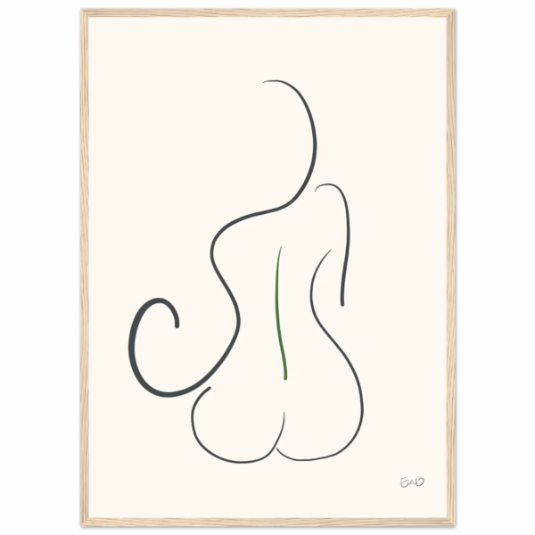 poster - kvinna illustration